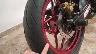 llantas mas anchas en la pulsar ns200