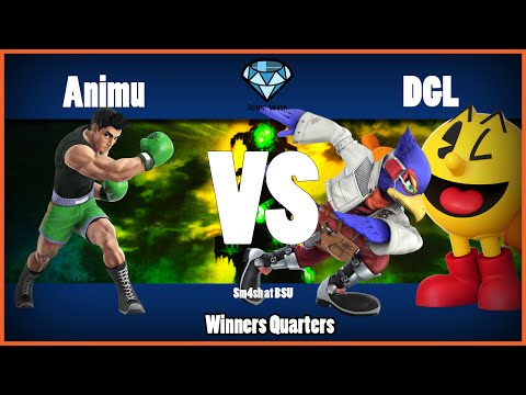 Sm4sh at BSU 4: Animu (Little Mac) vs. DGL (Falcon, Pacman)  - Winners Quarters
