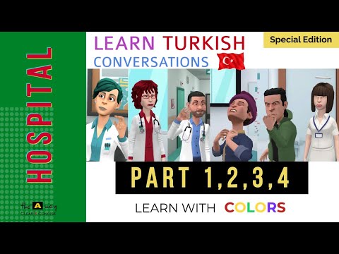 Hospital (All 4 Parts) - Special Edition. Turkish language for healthcare conversations