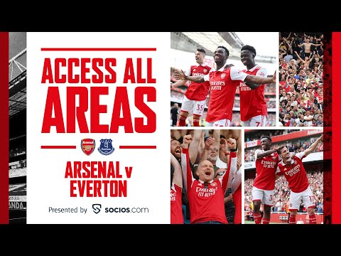ACCESS ALL AREAS | Arsenal vs Everton (5-1) | Goals, tunnel cam, behind the scenes and more!