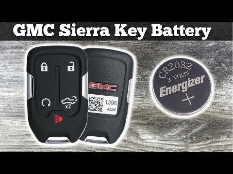 How To Change A 2019 - 2022 GMC Sierra Remote Key Fob Battery - Remove Replace Sierra Key Batteries