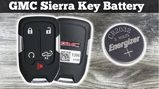 How To Change A 2019 - 2022 GMC Sierra Remote Key Fob Battery - Remove Replace Sierra Key Batteries