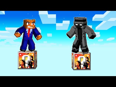JeromeASF - Spy Kids Lucky Blocks In Minecraft Sky Wars