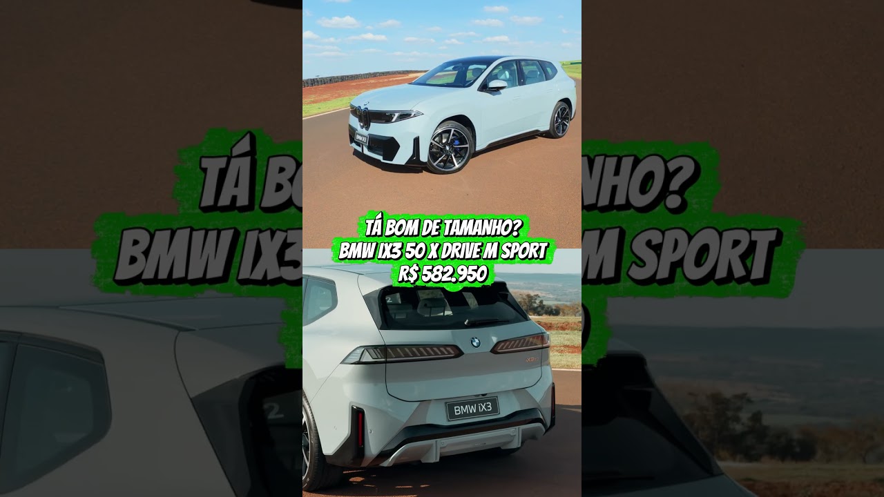 TÁ BOM DE TAMANHO? Conheça as dimensões do novo BMW iX3! 🚙⚡