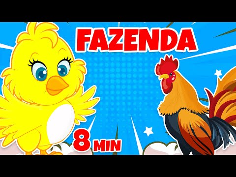Fazenda - Giramille 8 min | Desenho Animado Musical