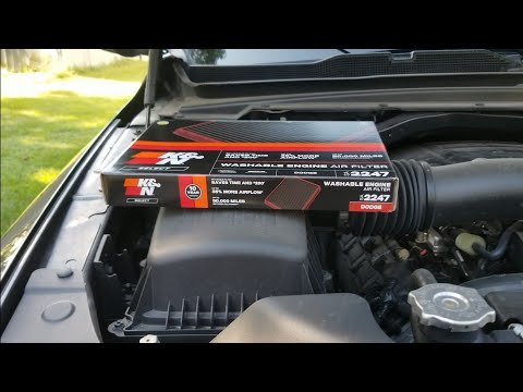 FAST - How to Install K&N Air Filter 2020 Ram 1500 5 7L V8 33-2247
