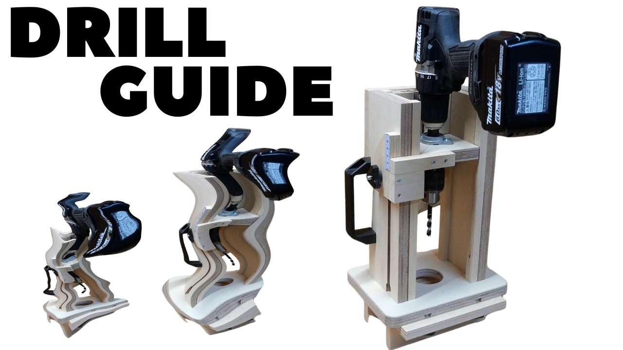 Make a High-Precision Drill Guide Jig for Vertical Drilling and Doweling!