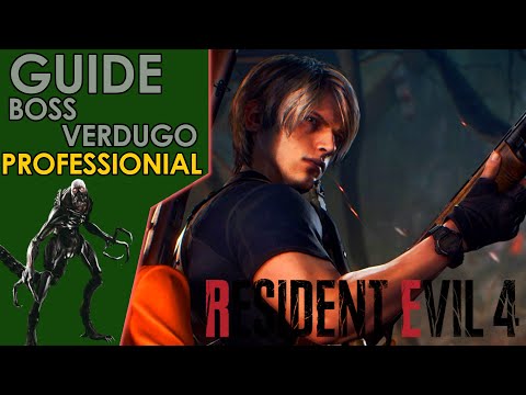 HOW TO PASS VERDUGO WITHOUT WASTING AMMO AND PESETAS - PROFESSIONAL - RESIDENT EVIL 4 REMAKE.
