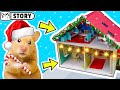 Hamster Christmas house 🏠🎄🎅 Cardboard hamster Xmas house 🏠 Homura Ham