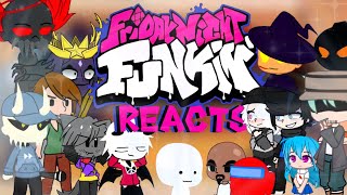Friday Night Funkin&#39; Mod Characters Reacts | Part 10 | Moonlight Cactus |