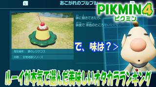【ピクミン４】ルーイが本気で選んだ美味しいオタカラランキング！ゲテモノじゃないから安心してね（最後以外）【ゆっくり手描き実況】