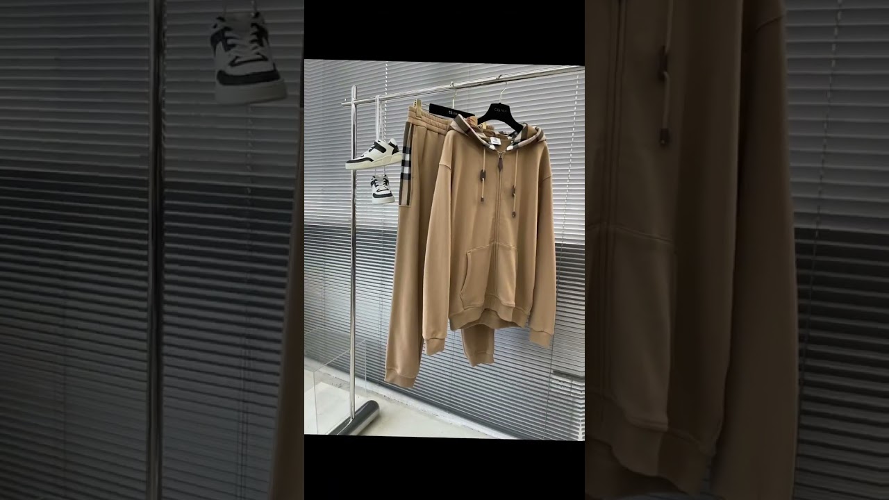 Burberry   Cotton full zip hoodie