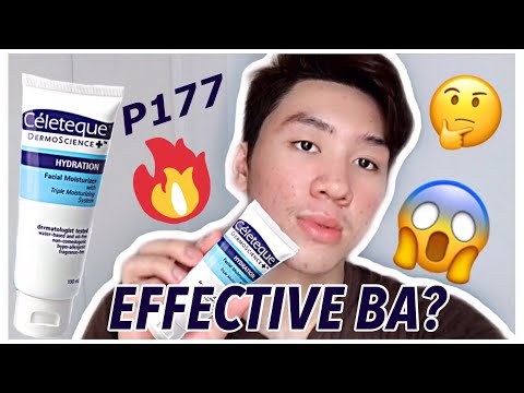 ingredients of celeteque hydration moisturizer