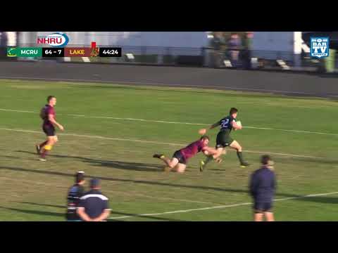 2018 NHRU   Premier 1   Rd 7 highlights   Merewether V Lake Mac