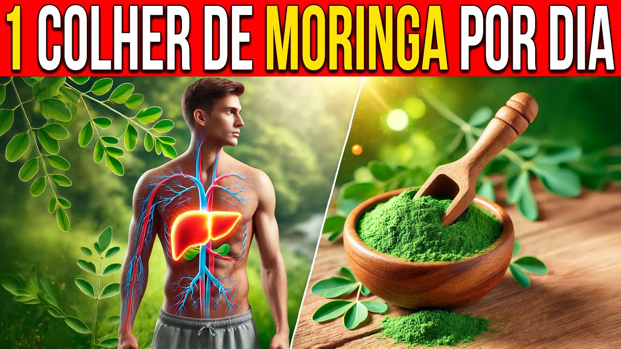 1 Colher de PÓ de MORINGA por DIA FARÁ ISSO com SEU CORPO