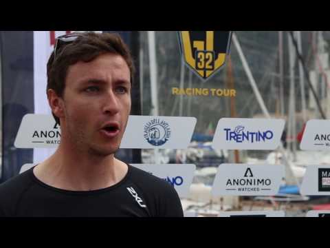 First time foiling on a GC32 flying catamaran