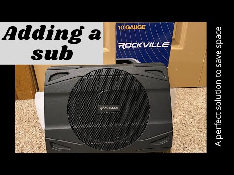 Sub Install Rockville SS8P (2017 Mitsubishi Outlander Sport)