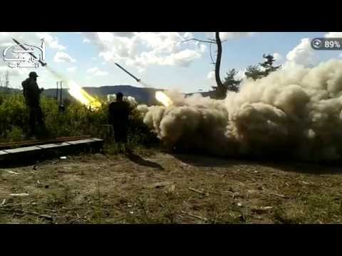 استهداف مقرات النظام بصاروخ غراد من قبل كتيبة أحرار جبلة في ريف اللاذقية