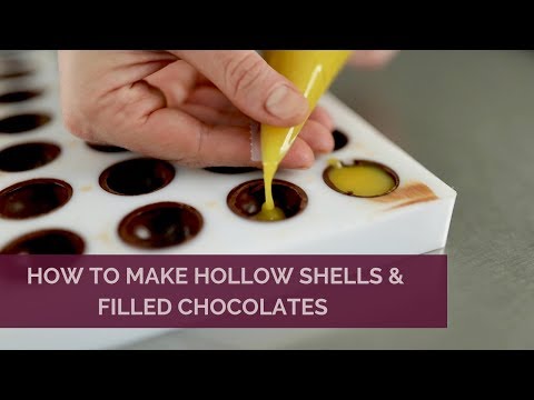 How to Make Hollow Shells & Filled Chocolates