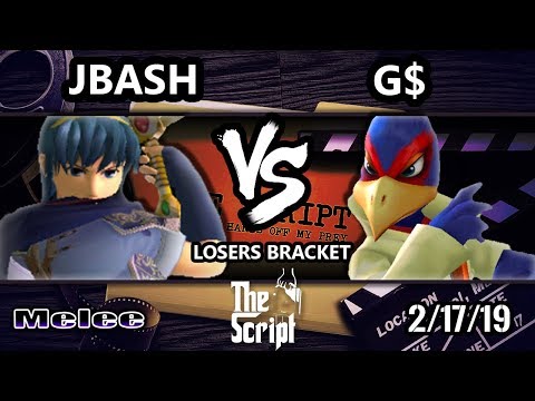The Script 2 SSBM - JBash (Marth) Vs. G$ (Falco, Marth) - Smash Melee Losers Bracket
