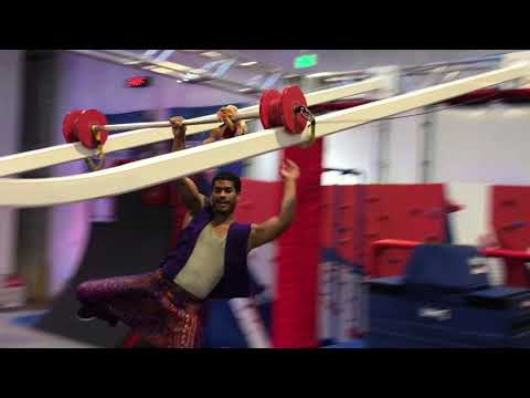 Aladdin and Abu visit Ninja Nation Centennial!!