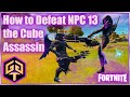 How to Defeat Cube Assassin Easy Way & Complete Sideways Encounter Quest Challenge Fortnite Season 8