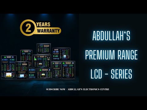 LCD-24H _ Salaah Time Indicator