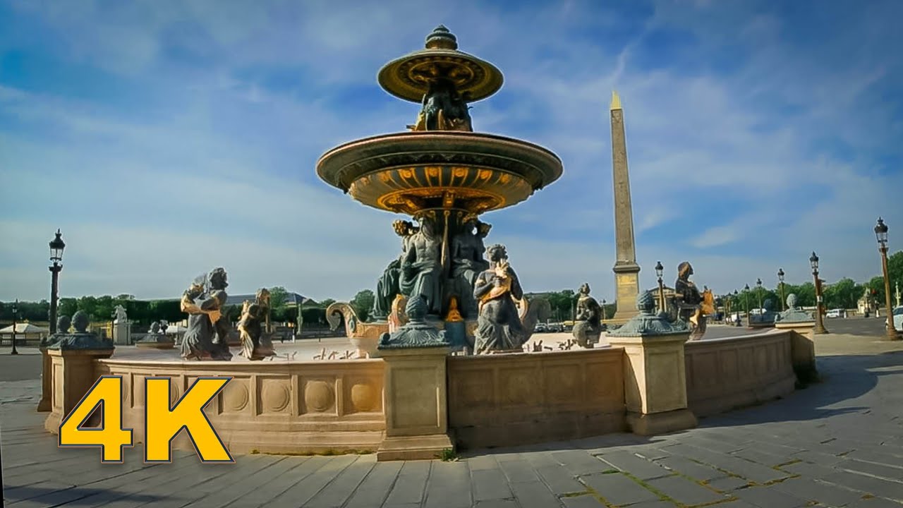 Embark on an enchanting walking tour of the iconic Place de la Concorde.