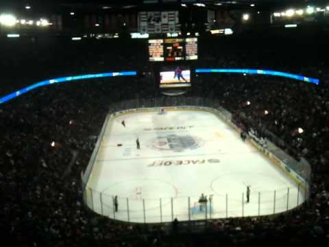 Oilers win 2011 - 2012 Home Opener