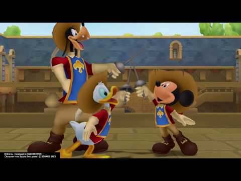 KINGDOM HEARTS HD DREAM DROP DISTANCE | Flashback: Overnight Musketeers | 120