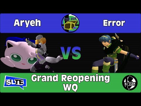 The Dub Grand Reopening: Aryeh (Sheik, Puff) Vs. Error (Marth) - WQ