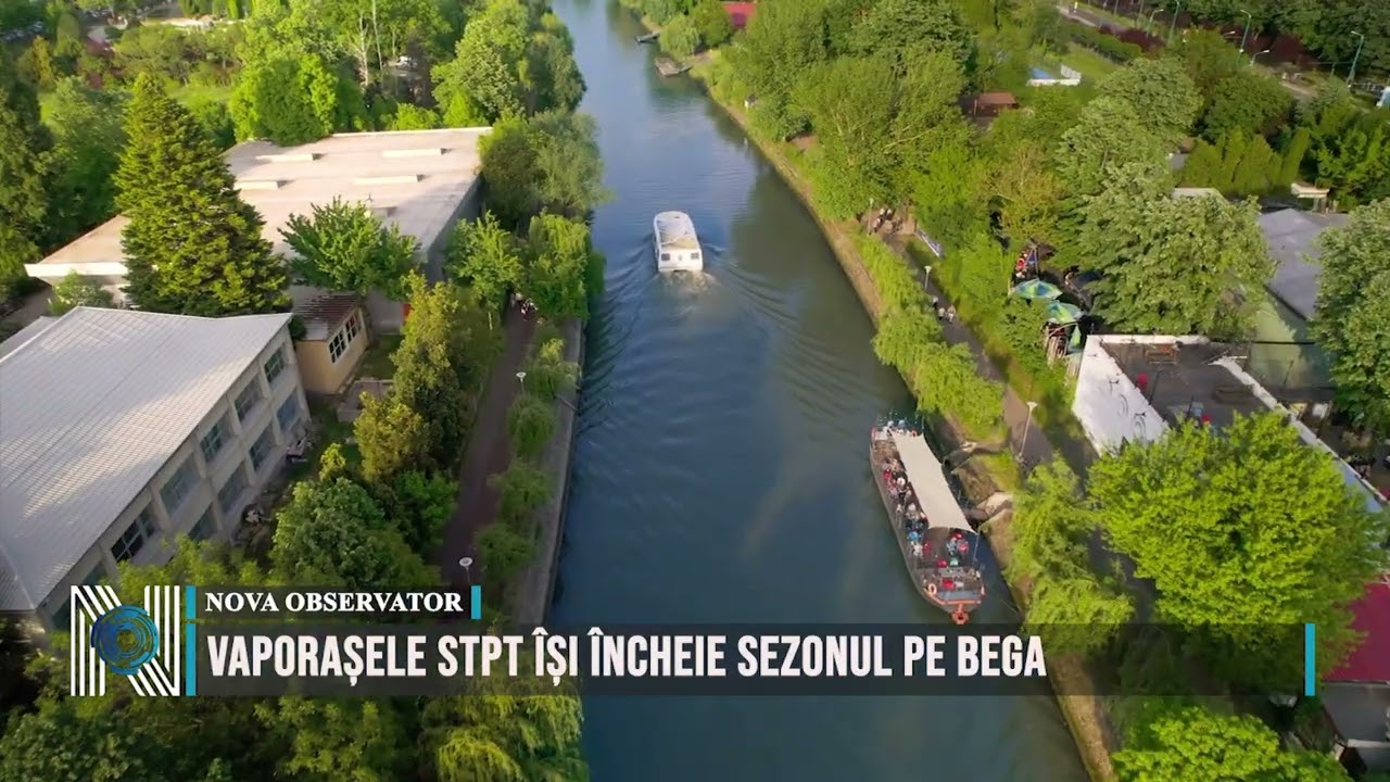 Vaporașele STPT își încheie sezonul pe Bega