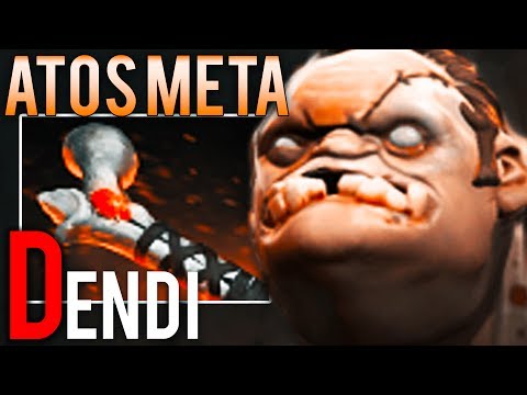 Dendi Unstoppable Roam Pudge New Atos Build | EPIC Save Hooks