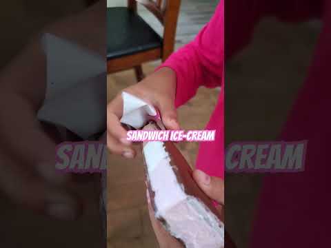 Sandwich ice-cream🍦 #shorts #icecream #popsicle #nurseryrhymes #sandwich