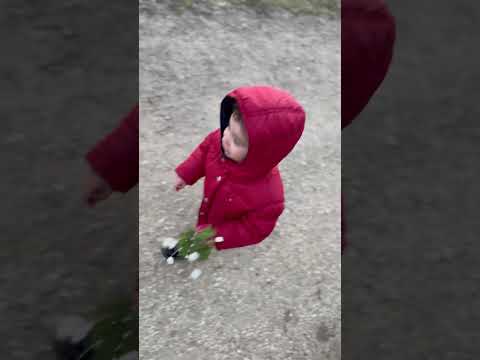 Where the flowers are, Eveline is 🤣😍 #nature #daughter #flowers