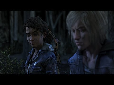 The Walking Dead Season 4 Episode4-Clem Talks to Friendzoned Violet about her Tree house and Parents