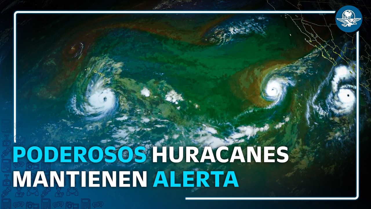 Huracán Polo, cerca de México y Nolo amenaza a Hawai