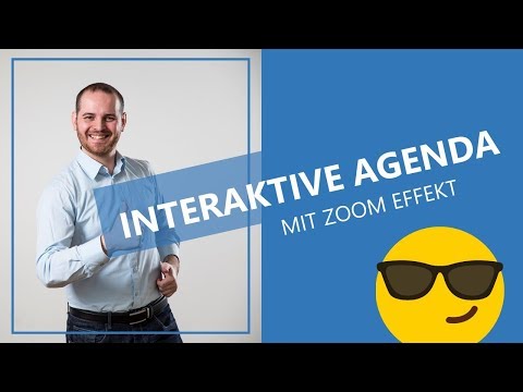 Interaktive Agenda mit Zoom in PowerPoint  - NUR 3 einfache Schritte