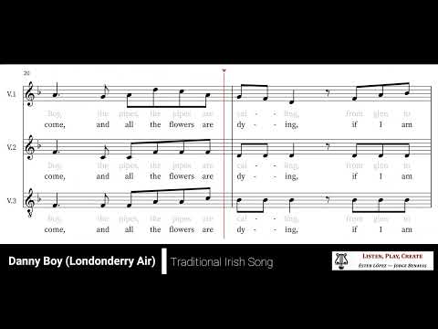 Danny Boy (Londonderry Air) - Traditional Irish Song (Fa M)