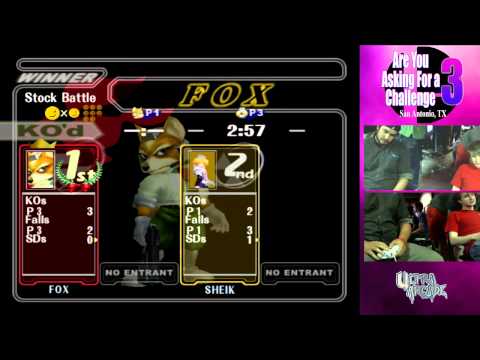 AYAFaC3 WS: GG | Mojo (Fox/Falcon) vs JF (Sheik)