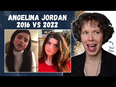 Vocal Coach Reacts to ANGELINA JORDAN - My Funny Valentine Comparison 2016 vs. 2022