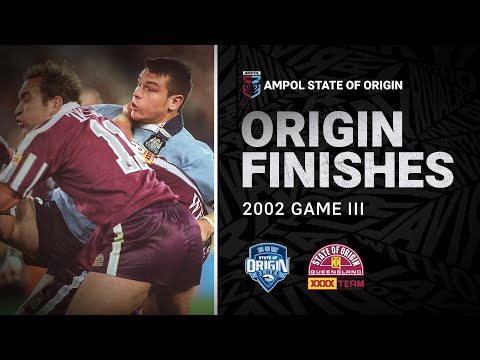 NRL Highlights | Blues and Maroons can't be separated | Game 3, 2002 | Classic Origin Finishes | NRL