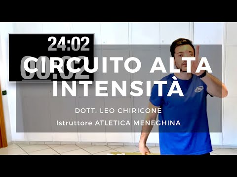 Allenamento alta intensità HIIT - Leo Chiricone - Atletica Meneghina