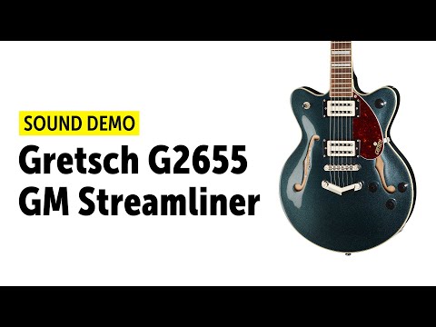 Демонстрация звучания гитары Gretsch G2655 Streamliner