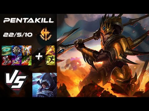 JUNGLE Jarvan IV vs Talon [PENTAKILL] - EU Challenger Patch 26.2
