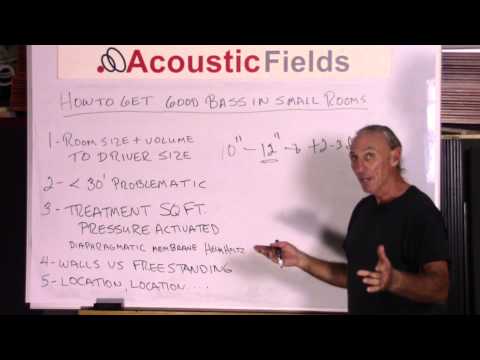 How To Get Good Bass In Small Rooms - www.AcousticFields.com