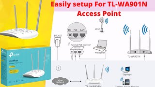 Default setup as access point TL-WA901N & TL-WA901ND 450Mbps Wireless N Access Point-English