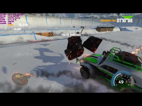 FlatOut 4: Total Insanity [FlatOut Mode] Playthrough Part 38 - "Keep The Flag - Mountain Arena"