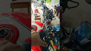rtr 4v bike Modification #modified #bikeaccesories #bikeparts #shorts #foryou #viralvideo #tiktok