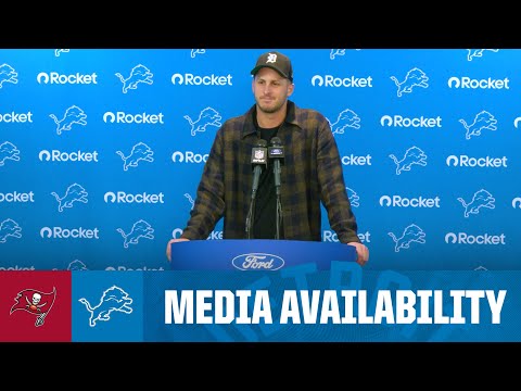 Jared Goff postgame media availability | 2025 NFL Regular Season Week 7: Lions vs. Buccaneers
